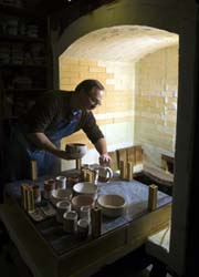 loading the kiln